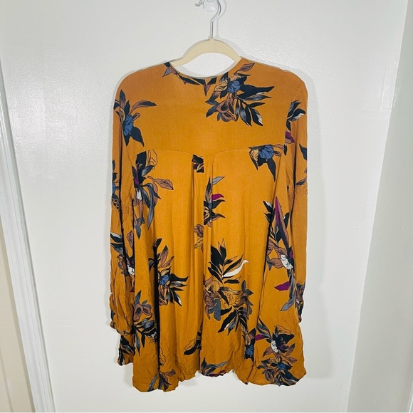Free People Tree Swing Floral Tunic Dress Amber Size Small - Picture 6 of 8